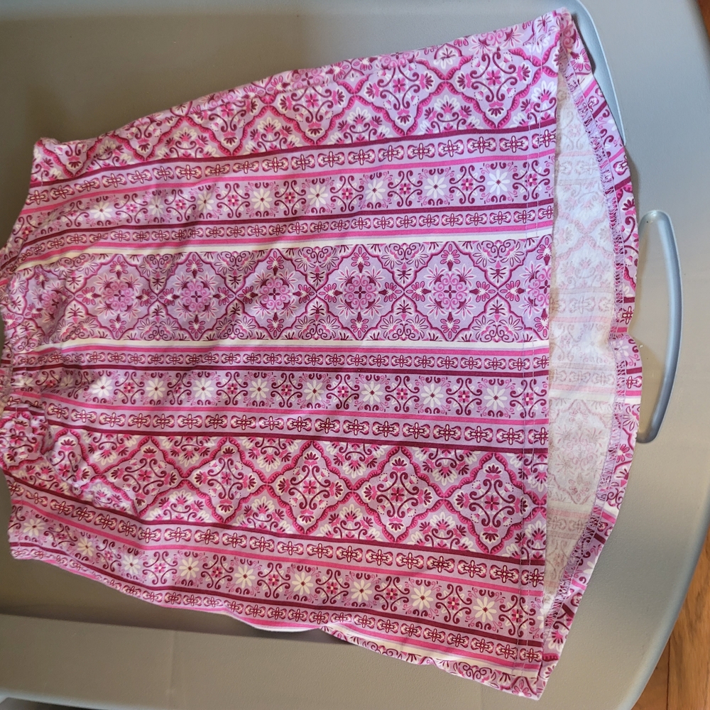 Pink Patterned Women's Skirt